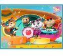 Puzzle 4w1 Kocia ferajna 44 koty Trefl