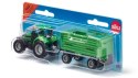 Traktor Deutz-Fahr z przyczepą 2-osiową Fortuna Siku