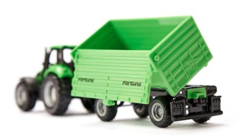 Traktor Deutz-Fahr z przyczepą 2-osiową Fortuna Siku