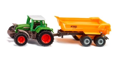 Traktor Fendt z wywrotką kolebkową Krampe Siku