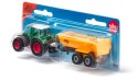 Traktor Fendt z wywrotką kolebkową Krampe Siku