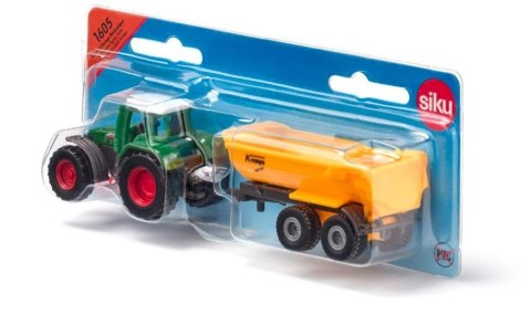 Traktor Fendt z wywrotką kolebkową Krampe Siku