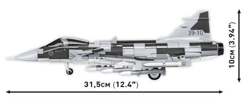 Klocki Armed Forces SAAB Jas 39 Gripen E 480 klocków Cobi Klocki