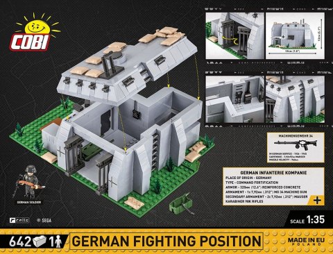 Klocki Company of Heroes 3 Niemiecka pozycja bojowa Cobi Klocki