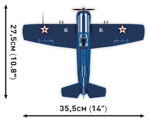 Klocki Historical Collection F4F Wildcat- Northrop Grumman Cobi Klocki