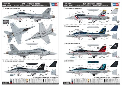 Model plastikowy F/A-18F Super Hornet Hobby Boss