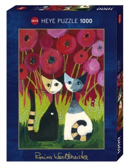 Puzzle 1000 elementów Szczęśliwe koty Heye