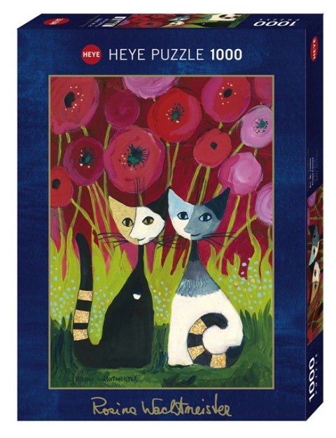 Puzzle 1000 elementów Szczęśliwe koty Heye