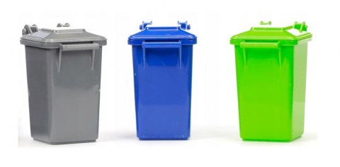 Samochód ciężarowy z dźwiękami - Śmieciarka Dromader