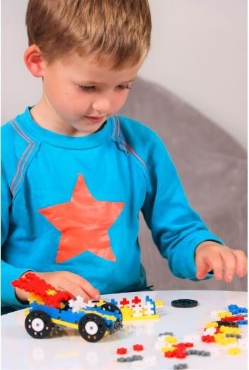 Klocki Plus Plus Tuba Color cars hero 200 elementów Dante
