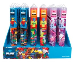 Klocki Plus Plus Tuby basic, neon, brokat display 24 sztuki Dante