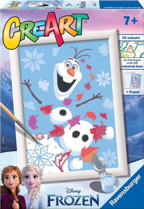 Malowanka CreArt dla dzieci Kraina Lodu - Uroczy Olaf Ravensburger Polska