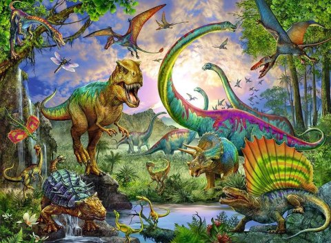 Puzzle 200 elementów XXL W królestwie gigantów Ravensburger Polska