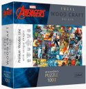 Puzzle drewniane Komiksowe uniwersum Marvela 1000 elementów Trefl