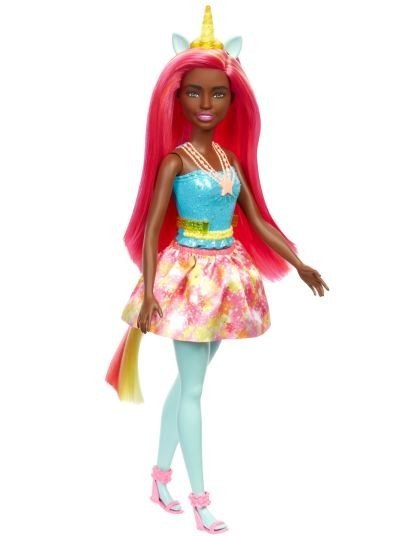 Lalka Jednorożec czerwone włosy Barbie Dreamtopia Mattel
