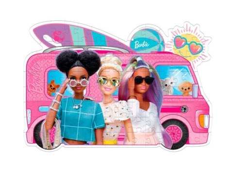 Puzzle 104 elementy Shaped Barbie Clementoni