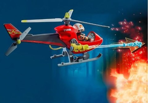 Zestaw z figurkami City Action 71195 Helikopter strażacki Playmobil