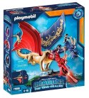 Zestaw z figurkami Dragons: The Nine Realms - Wu & Wei i Jun 71080 Playmobil