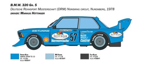 Model plastikowy B.M.W. 320 Grupa 5 1/24 Italeri