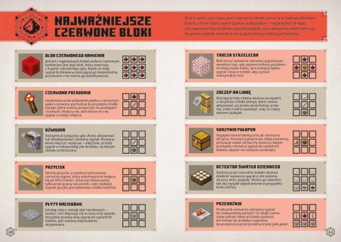 Książeczka Minecraft Podręcznik czerwonego kamienia Harper Collins