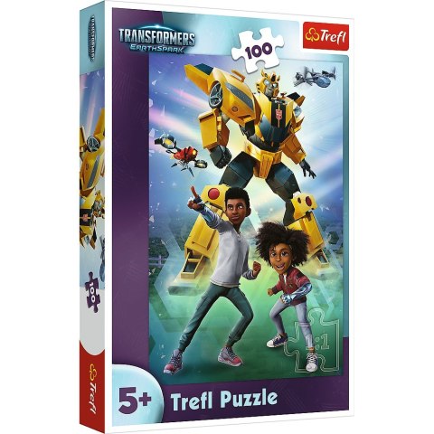 Puzzle 100 elementów Drużyna Transformers Trefl