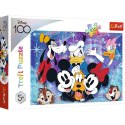 Puzzle 100 elementów W świecie Disneya jest wesoło Trefl
