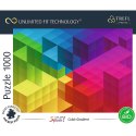 Puzzle 1000 elementów UFT Color Splash Cubic Gradient Trefl