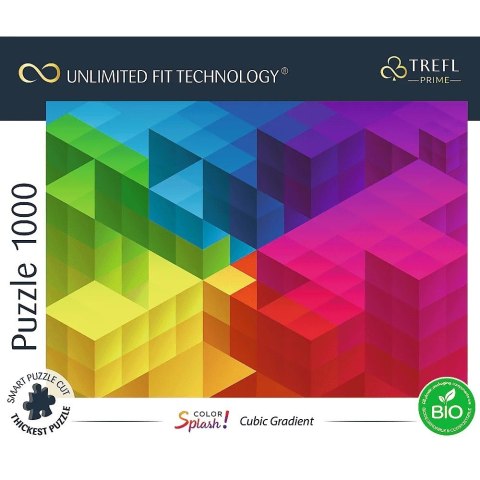 Puzzle 1000 elementów UFT Color Splash Cubic Gradient Trefl
