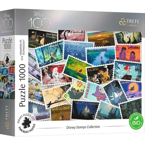 Puzzle 1000 elementów UFT Disney Kolekcja znaczków Trefl