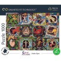 Puzzle 1000 elementów UFT Kosmos znaki zodiaku Trefl