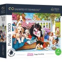 Puzzle 1000 elementów UFT Słodkie pieski Trefl