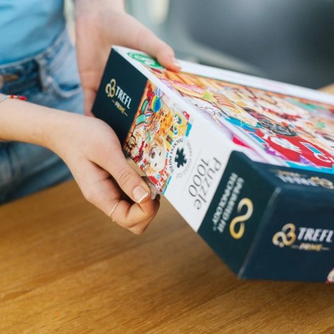 Puzzle 1000 elementów UFT Słodycze i piseki Trefl
