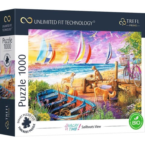 Puzzle 1000 elementów UFT Widok na morze Trefl