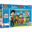 Puzzle 104 elementy XL Super Shape Psi przyjaciele, Psi Patrol Trefl