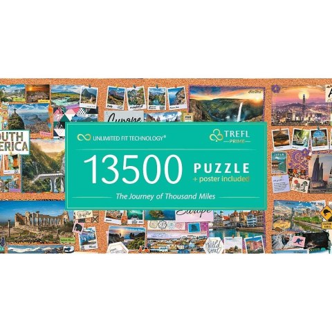 Puzzle 13500 elementów UFT Podróż tysiąca mil Trefl