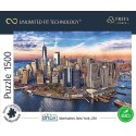 Puzzle 1500 elementów UFT Widok miasta Manhattan, New York, USA Trefl