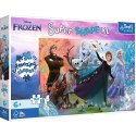 Puzzle 160 elementów XL Super Shape Odkryj świat Frozen, Kraina Lodu Trefl