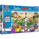 Puzzle 160 elementów XL Super Shape Skaczące pieski, Psi Patrol Trefl