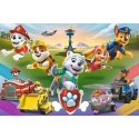 Puzzle 160 elementów XL Super Shape Skaczące pieski, Psi Patrol Trefl