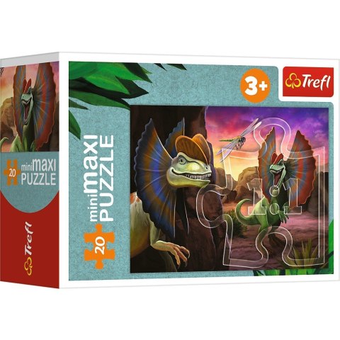 Puzzle 20 elementów miniMaxi Poznaj świat dinozaurów Trefl