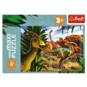 Puzzle 20 elementów miniMaxi Poznaj świat dinozaurów Trefl