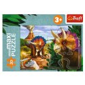 Puzzle 20 elementów miniMaxi Poznaj świat dinozaurów Trefl