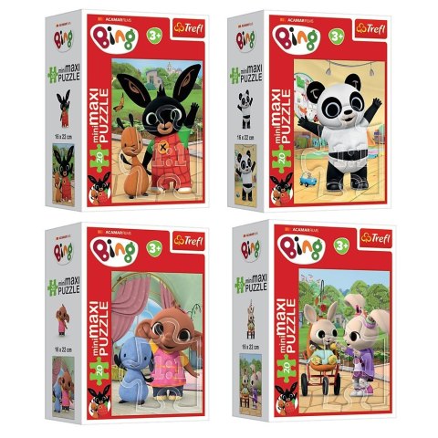 Puzzle 20 elementów miniMaxi Przyjaciele, Bing Trefl