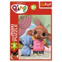 Puzzle 20 elementów miniMaxi Przyjaciele, Bing Trefl