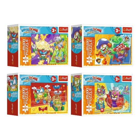 Puzzle 20 elementów miniMaxi Tajna akcja Magic Box Super Things Trefl