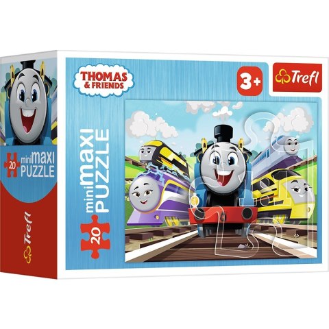 Puzzle 20 elementów miniMaxi Z Tomkiem jest wesoło, Tomek i Przyjaciele Trefl