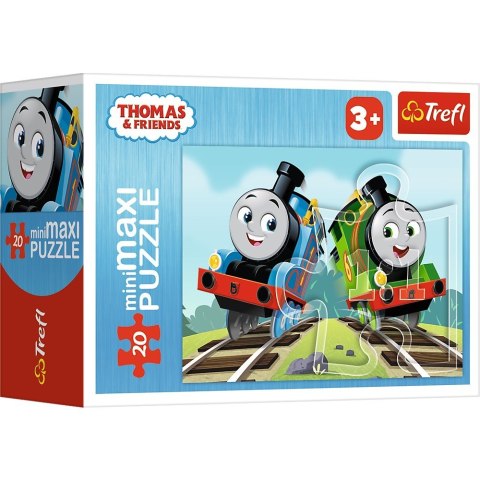 Puzzle 20 elementów miniMaxi Z Tomkiem jest wesoło, Tomek i Przyjaciele Trefl