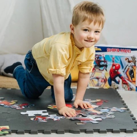 Puzzle 24 elementy SUPER MAXI Spiderman wyrusza do akcji Trefl