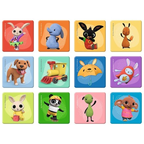 Puzzle 2w1 memos Bing z przyjaciółmi Trefl