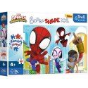 Puzzle 60 elementów XXL Super Shape Sprytny Spidey, Spidey i super-kumple Trefl